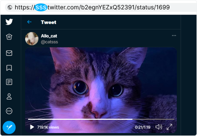 Simply paste your Twitter video link into the download box and press ENTER to begin the download process immediately!